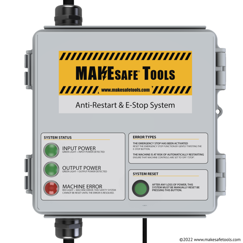 MAKESAFE ANTI-RESTART & E-STOP SYSTEM