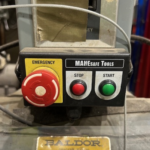 MAKESafe CP-3 Pushbutton Installed on Grinder