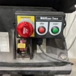 MAKESafe CP-3 Pushbutton Installed on 10" Dayton Bench Grinder